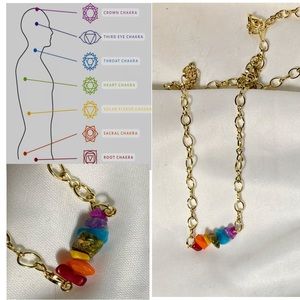 Chakra necklace natural stones